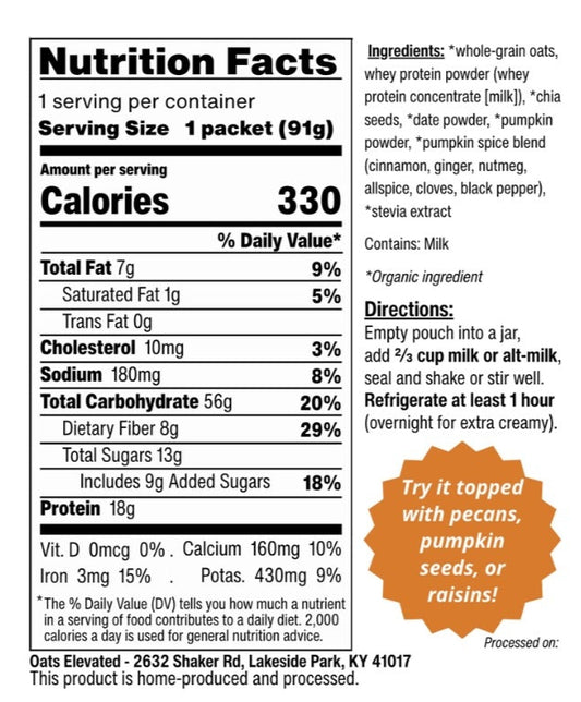 Pumpkin Spice - Limited Edition (Overnight Oats)