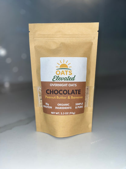 Chocolate Peanut Butter Banana (Overnight Oats)