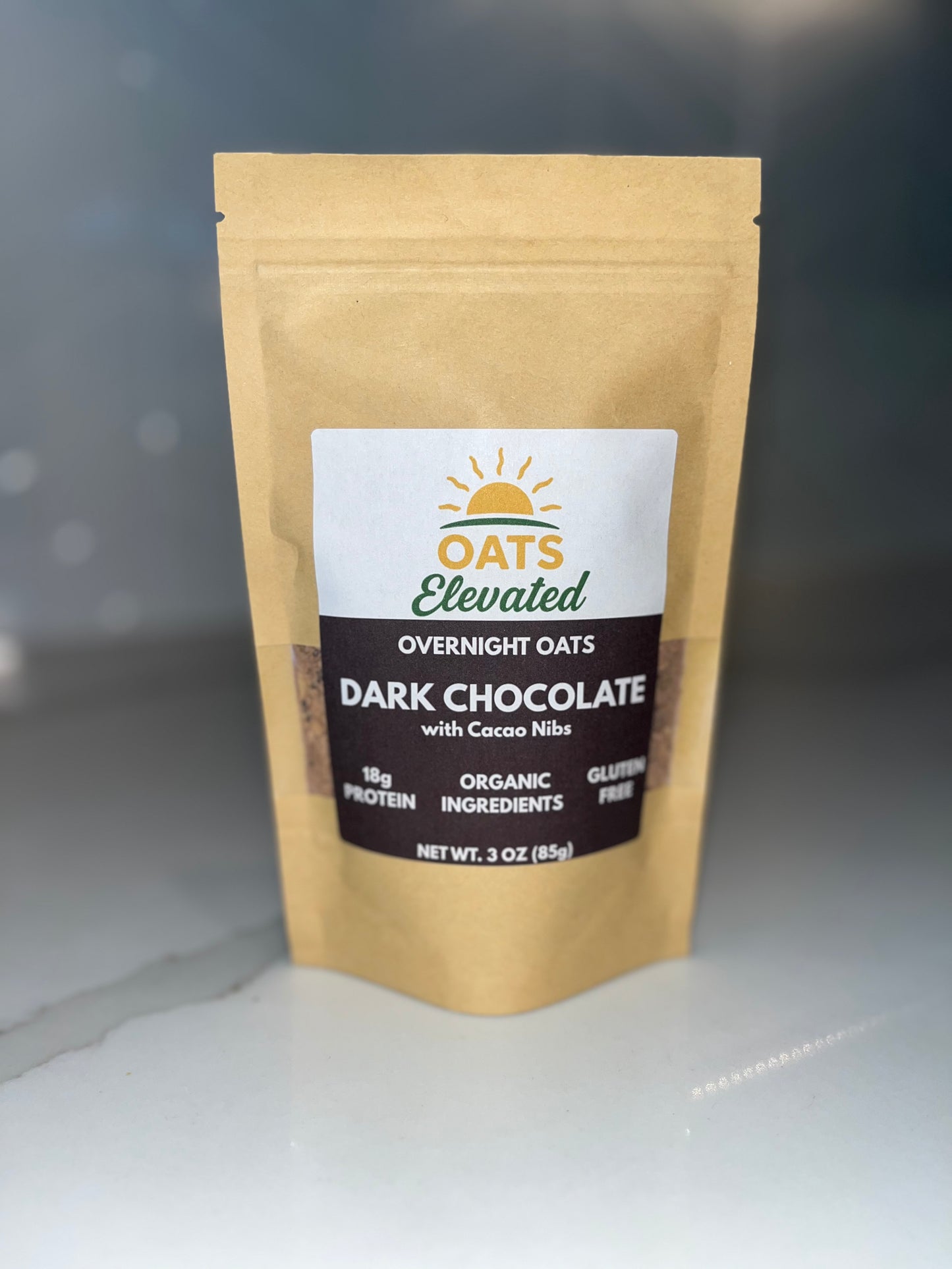 Dark Chocolate with Cacao Nibs (Overnight Oats)