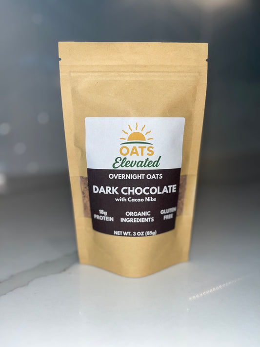 Dark Chocolate with Cacao Nibs (Overnight Oats)