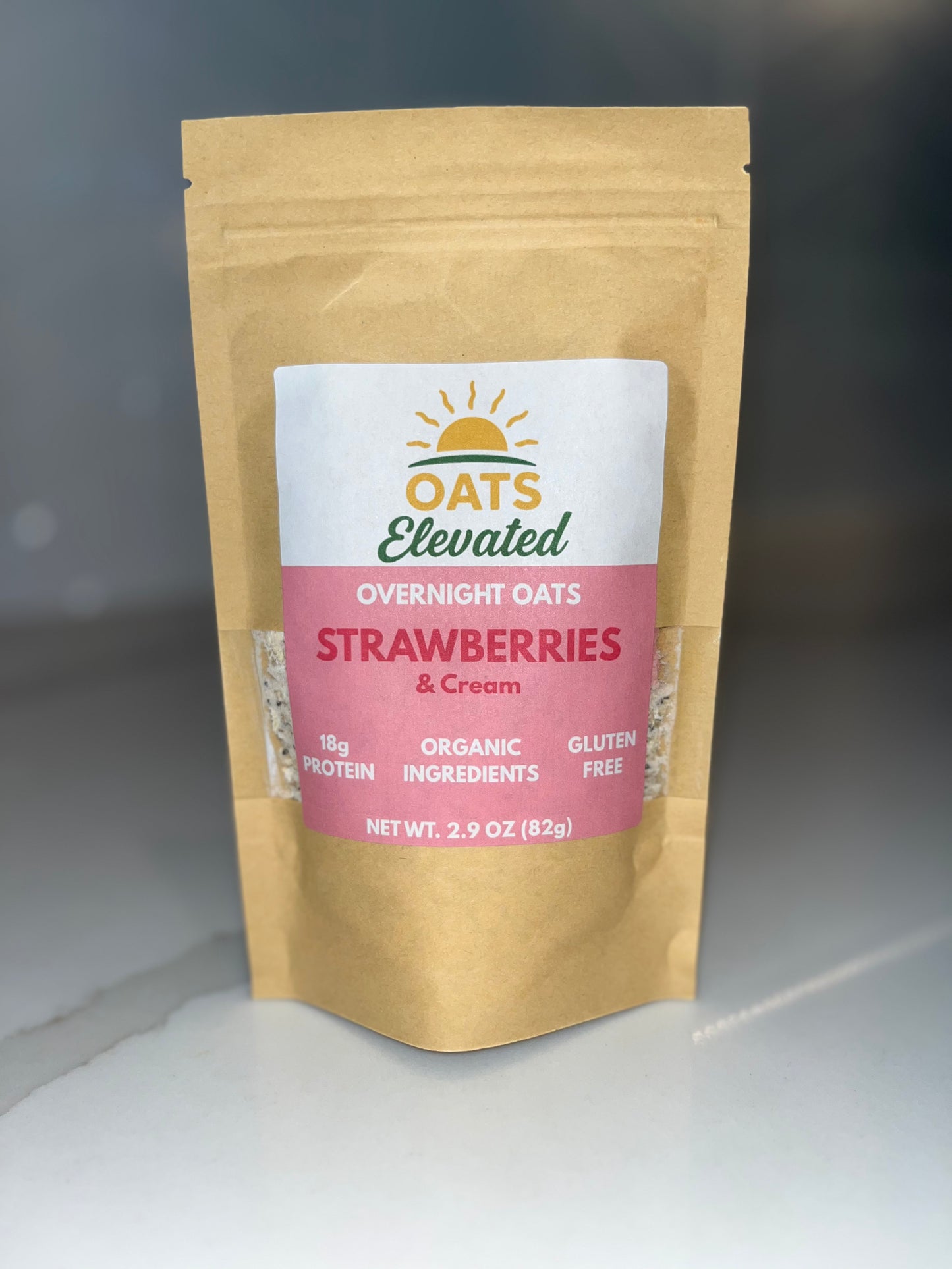 Strawberries & Cream (Overnight Oats)