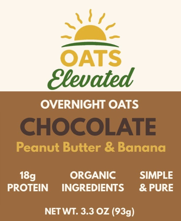 Chocolate Peanut Butter Banana (Overnight Oats)