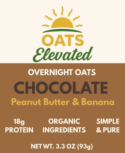 Chocolate Peanut Butter Banana (Overnight Oats)