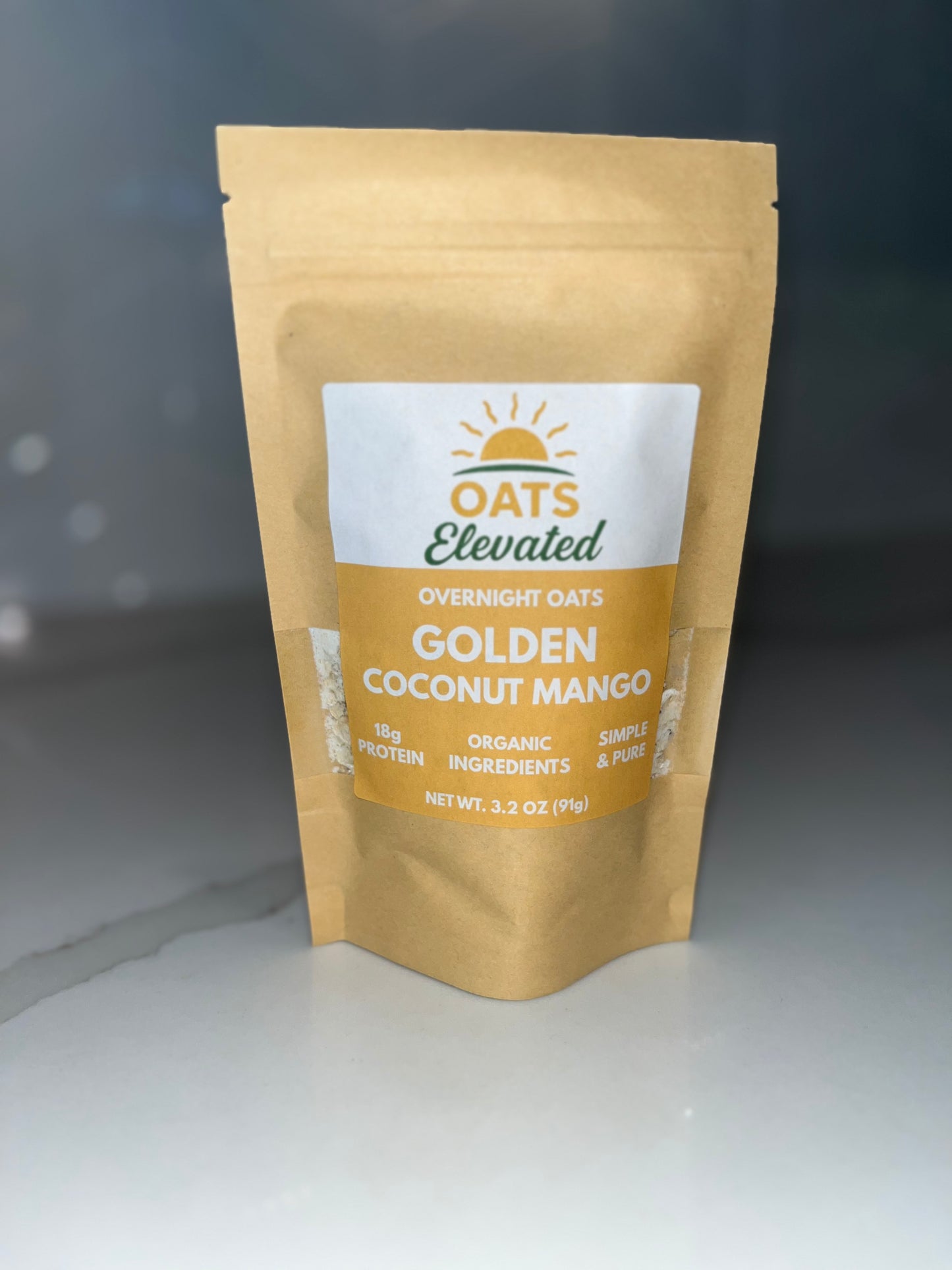 Golden Coconut Mango (Overnight Oats)