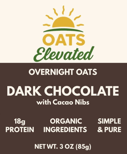 Dark Chocolate with Cacao Nibs (Overnight Oats)