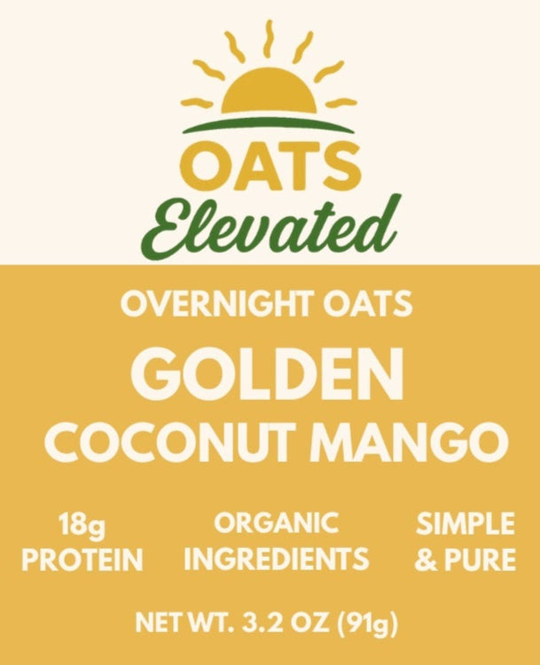 Golden Coconut Mango (Overnight Oats)