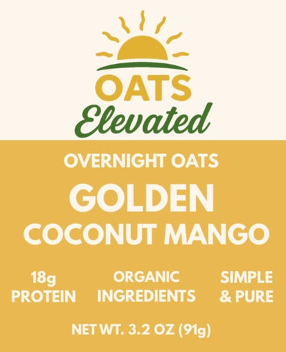 Golden Coconut Mango (Overnight Oats)