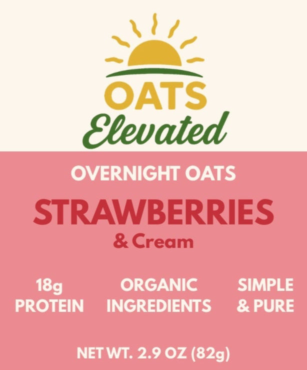 Strawberries & Cream (Overnight Oats)